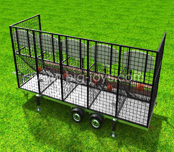 Basketball Hoop With Trailer